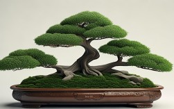 盆栽筒叶花月图片，筒叶花月盆景精品图片