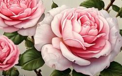 盆栽木棉花手绘，盆栽木棉花手绘图片