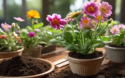 盆栽种花步奏，盆栽种花步奏教学