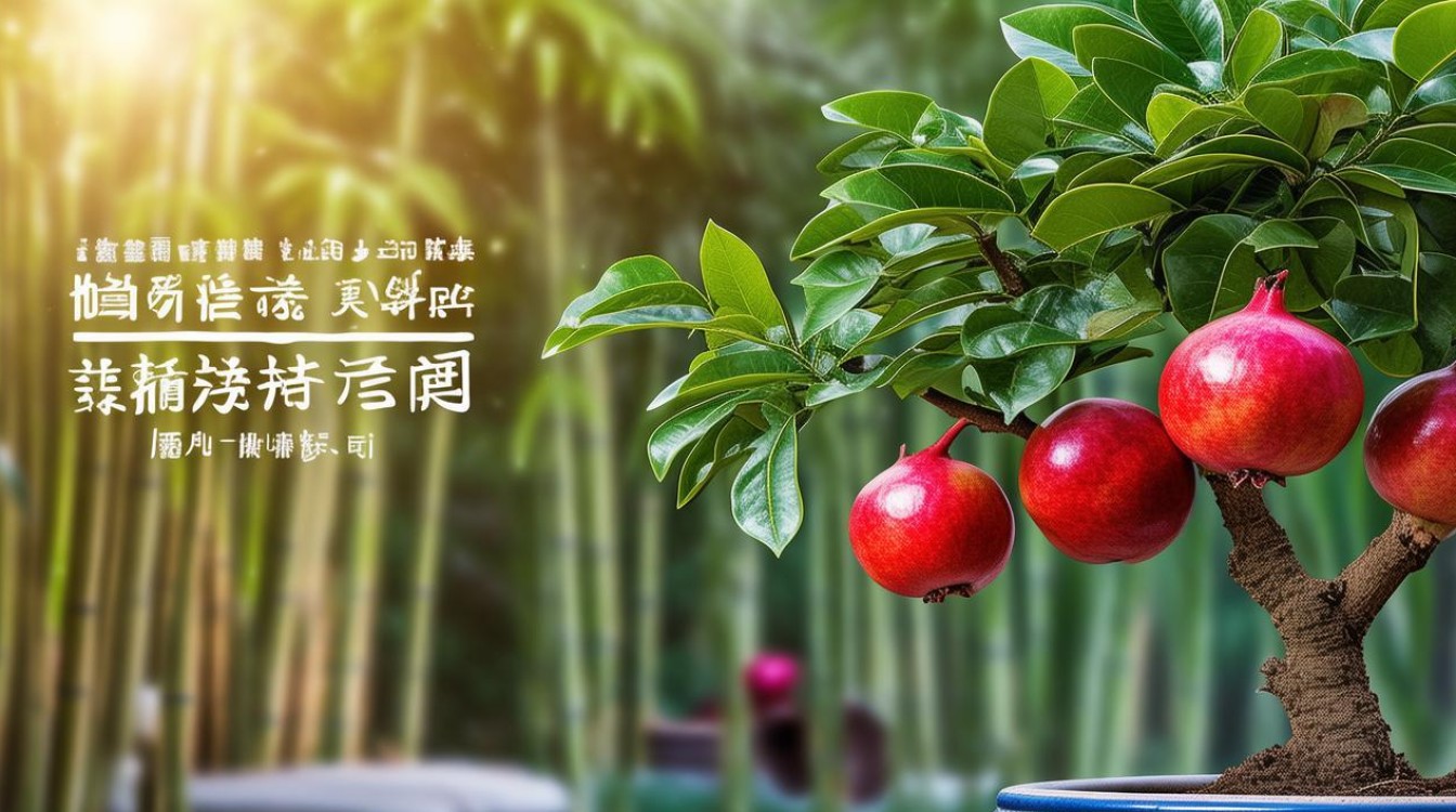 石榴盆栽风水寓意是什么？如何正确种植？-图3
