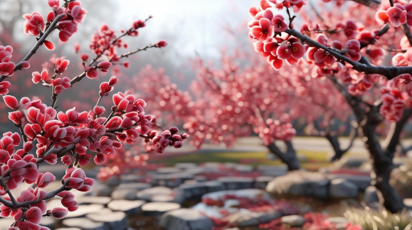红梅花卉怎么养？简单易学的养殖技巧分享-图1