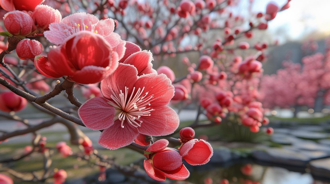 红梅花卉怎么养？简单易学的养殖技巧分享-图3