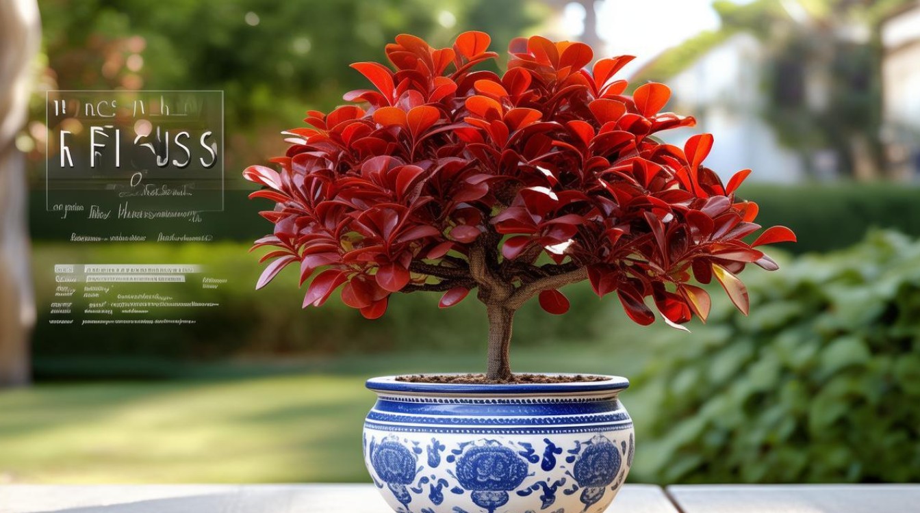 如何种植和养护红色大叶盆栽？-图2