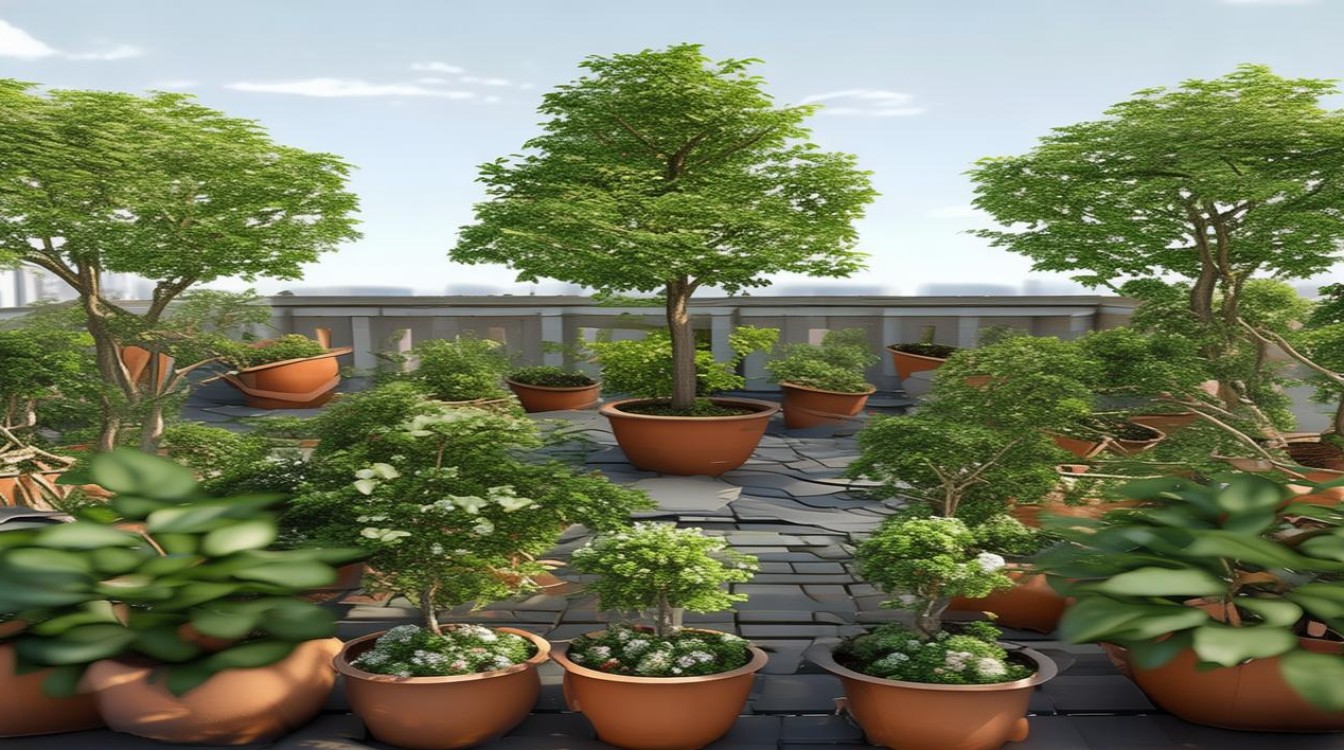如何在屋顶成功种植盆栽树木？实用技巧分享-图3