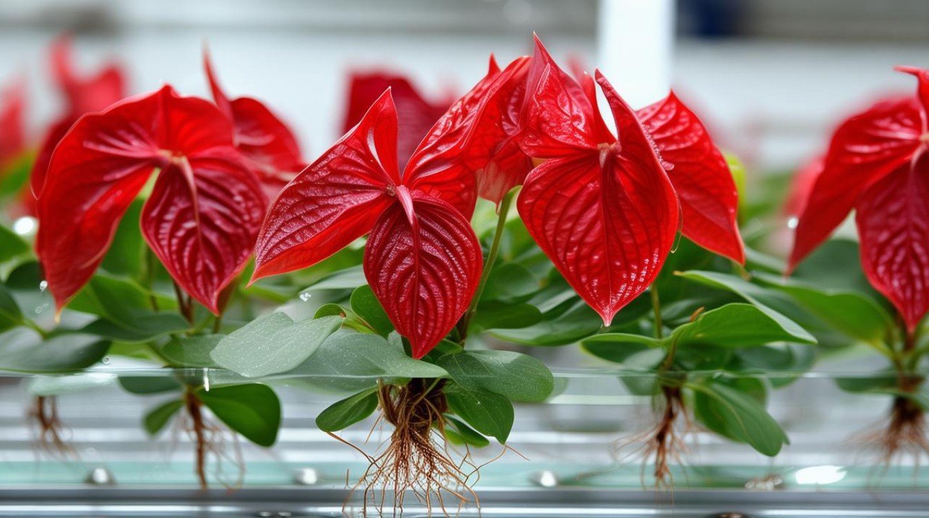 水培红掌冬季怎么养？5个关键技巧防冻保花！-图3
