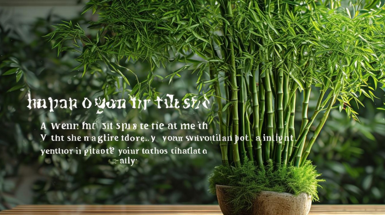 如何种植和养护观赏竹桌盆栽？-图2