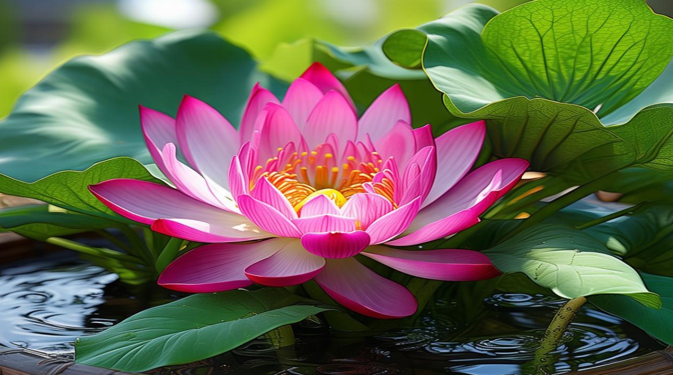 盆栽荷花不开花怎么办？-图1