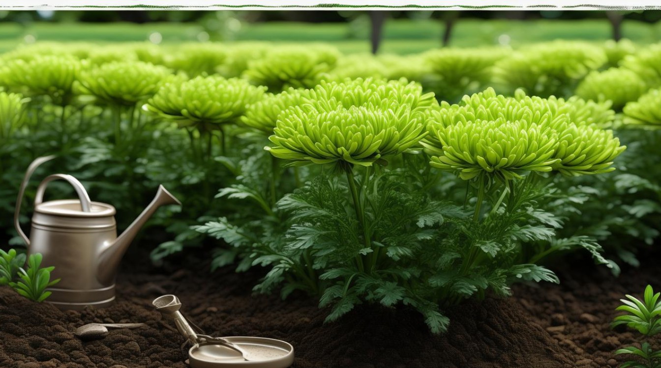如何正确养殖绿色的菊花？简单步骤分享！-图4