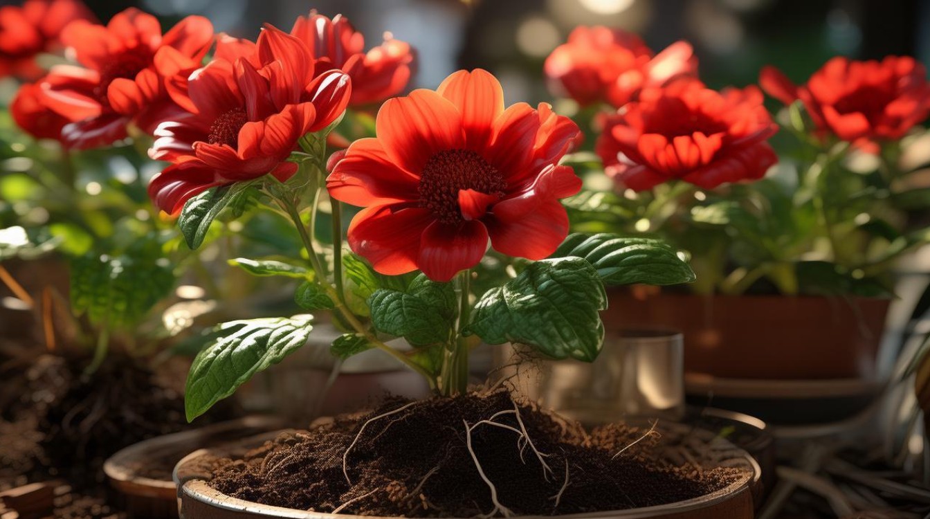 如何正确种植和养护盆栽红桑花？-图3