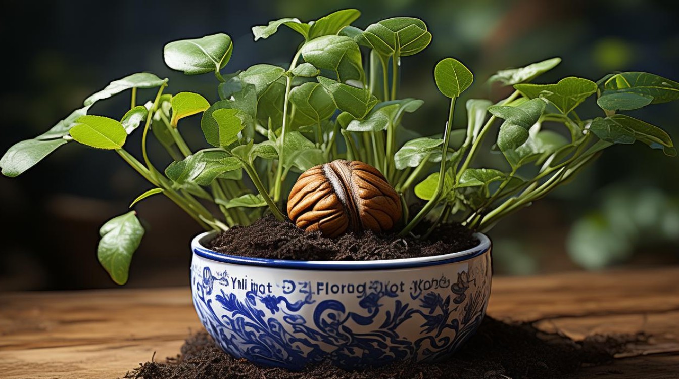 如何用核桃核种植盆栽？简单步骤分享！-图1
