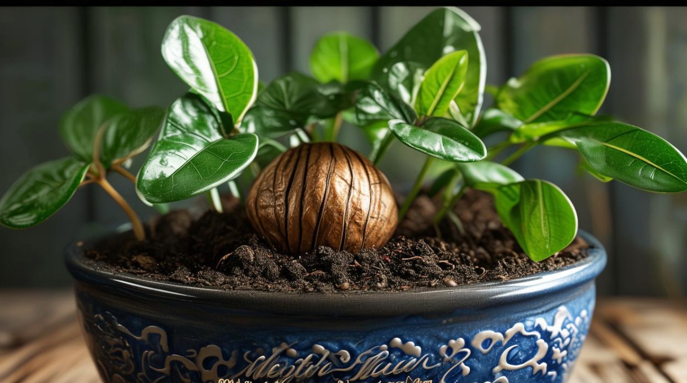 如何用核桃核种植盆栽？简单步骤分享！-图2