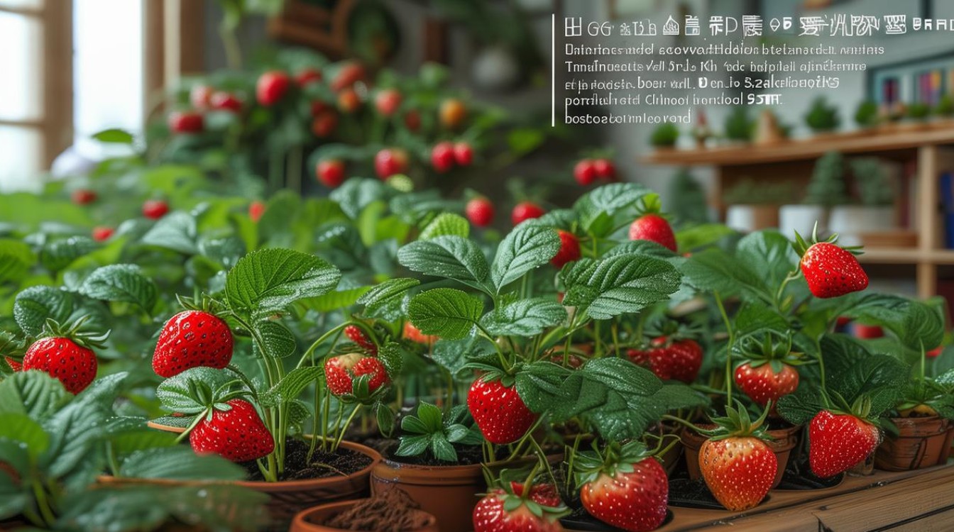 如何在室内成功盆栽草莓？简单步骤分享！-图2