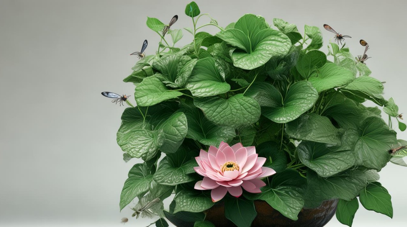 盆栽荷花如何有效防蚊虫？-图1
