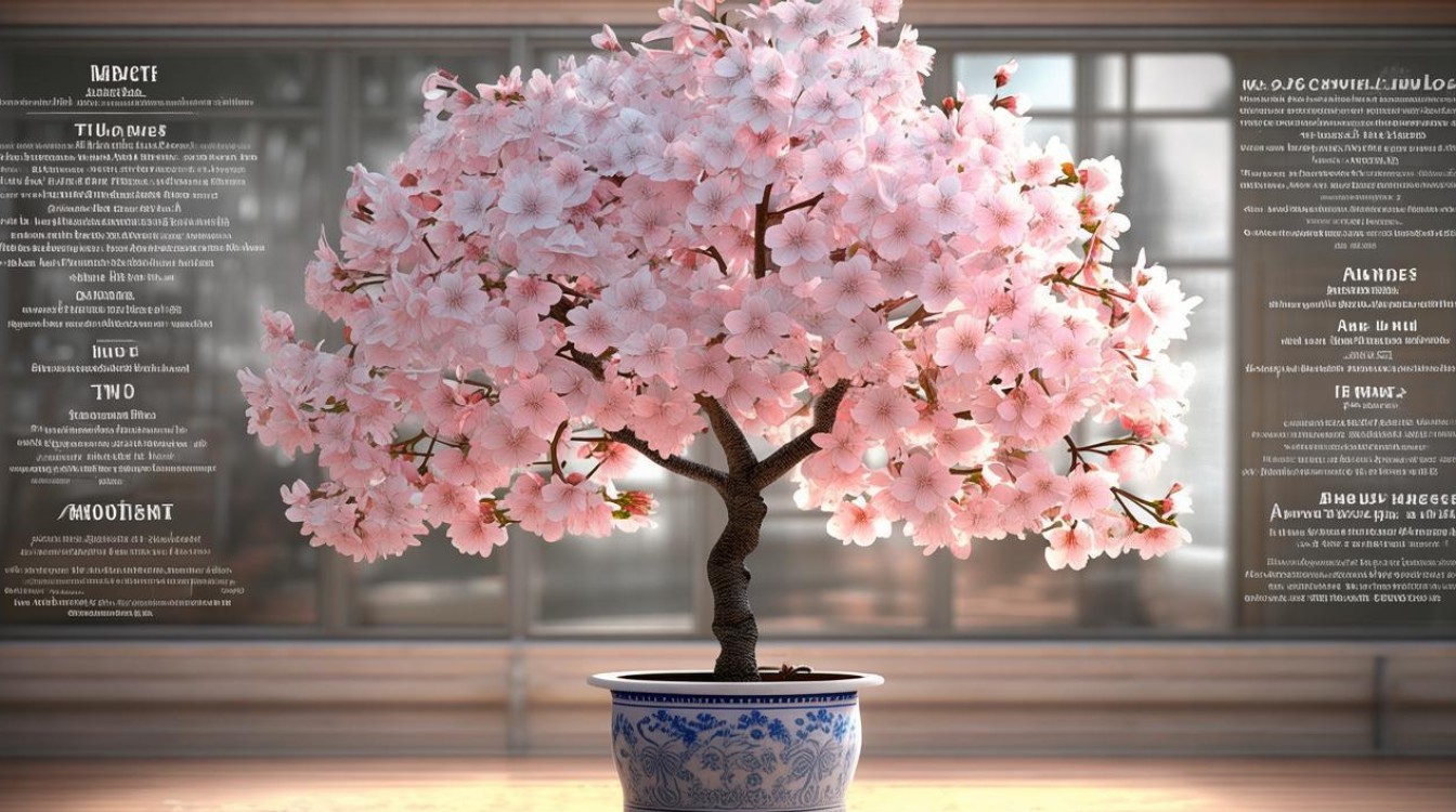 哪些樱花品种适合室内盆栽？养护技巧有哪些？-图4