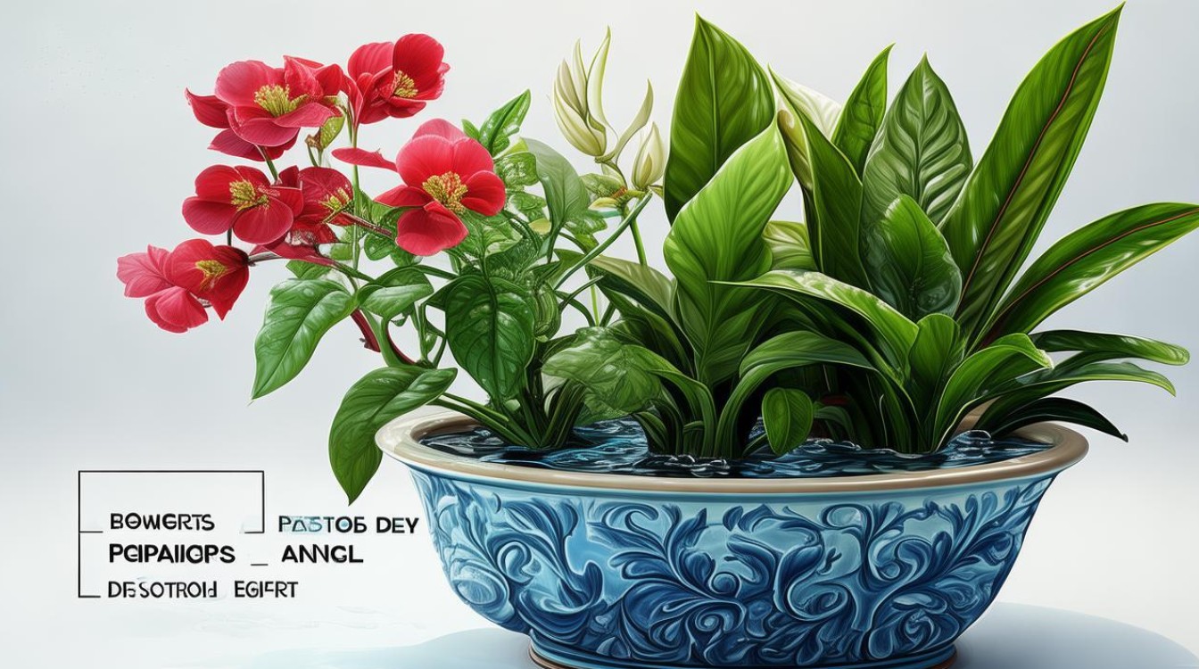 水盆栽花图片，水盆栽植物图片及名称-图1