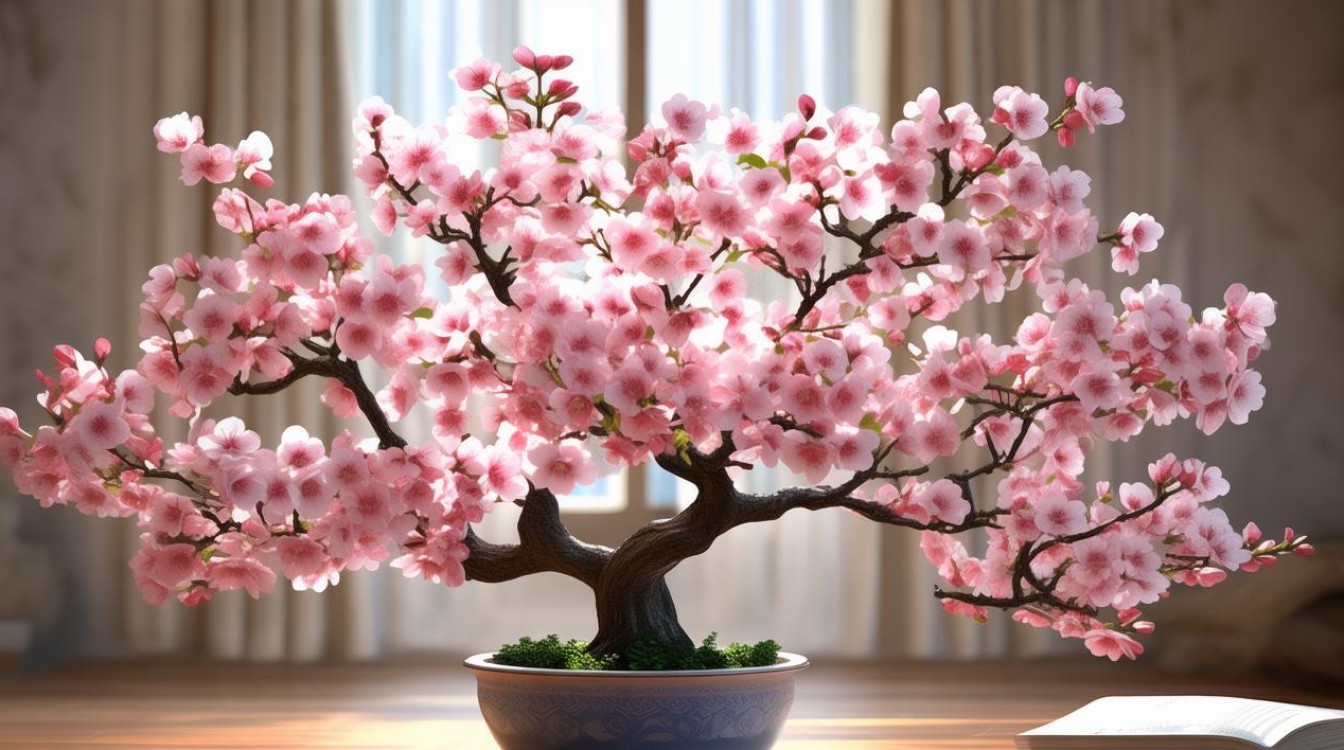 盆栽的家桃花，盆栽的家桃花树怎么养-图1