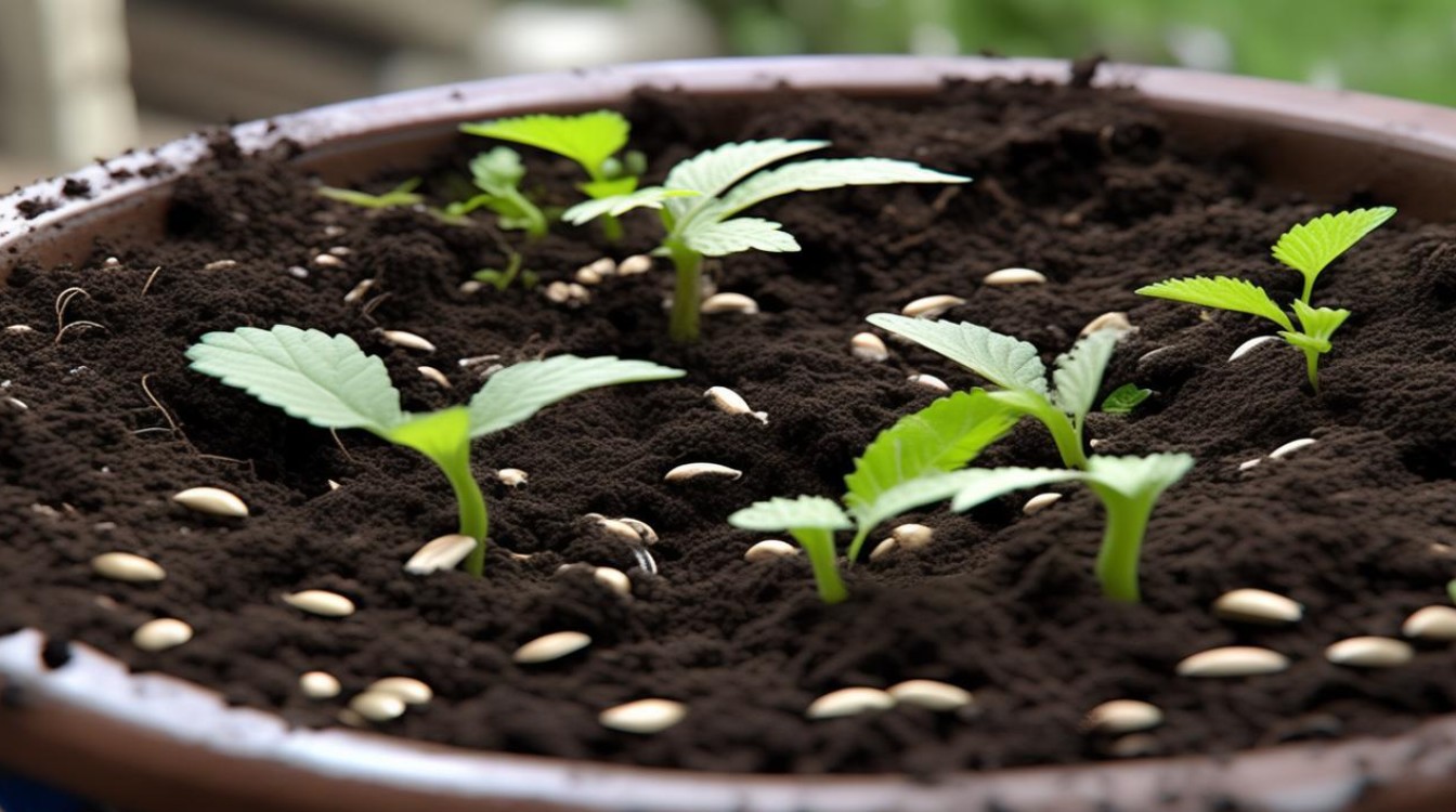 石榴种子种植盆栽图片，石榴种子种植盆栽图片大全-图1