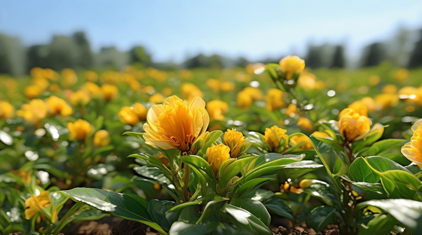 养殖金山茶花，金花茶树种植环境-图1