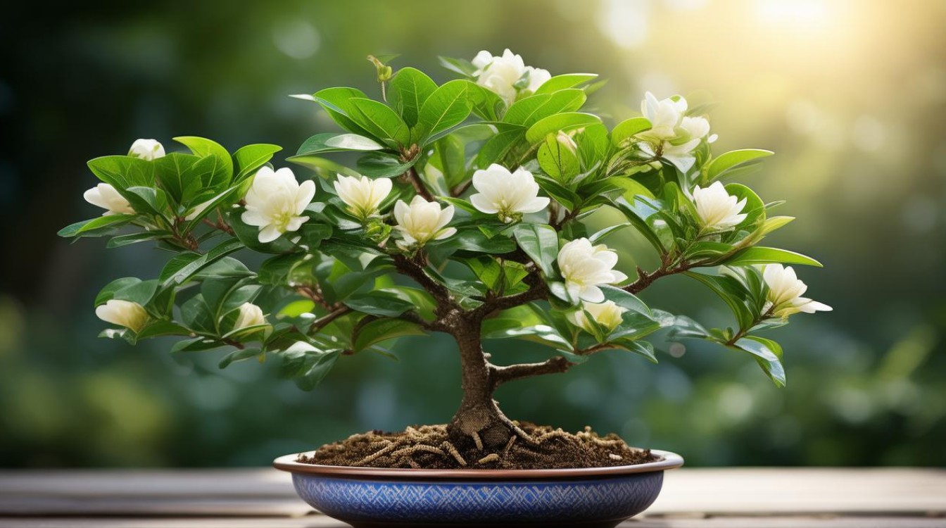 北方盆栽小叶栀子花，北方盆栽小叶栀子花怎么养-图1
