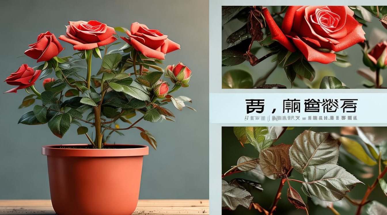 盆栽玫瑰落叶严重，盆栽玫瑰落叶严重怎么办-图1