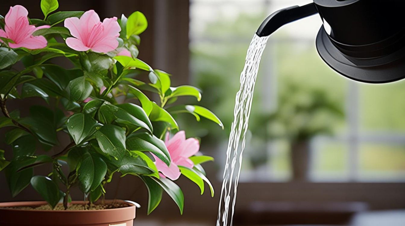 室内盆栽茶花浇水，室内盆栽茶花浇水方法-图1