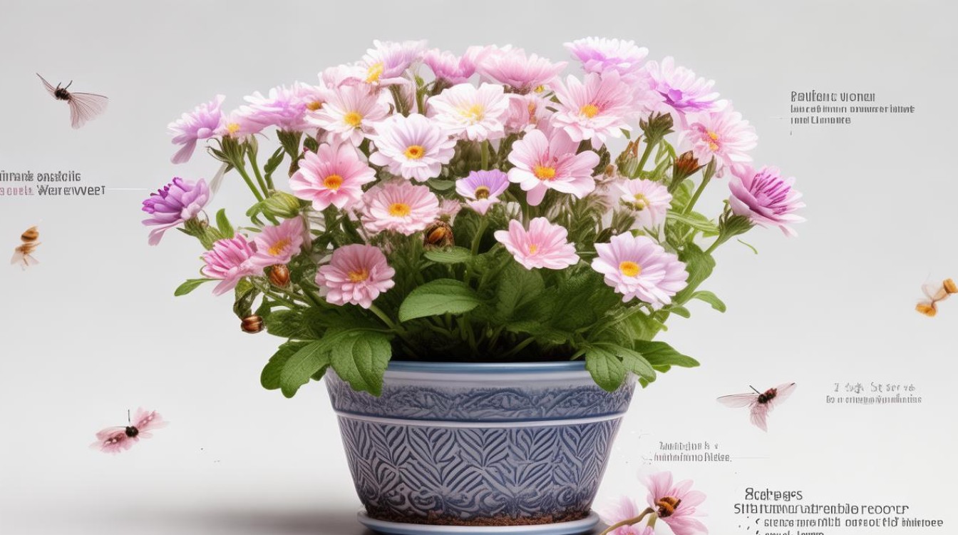 盆栽花卉小，盆栽花卉小飞虫怎么办-图1