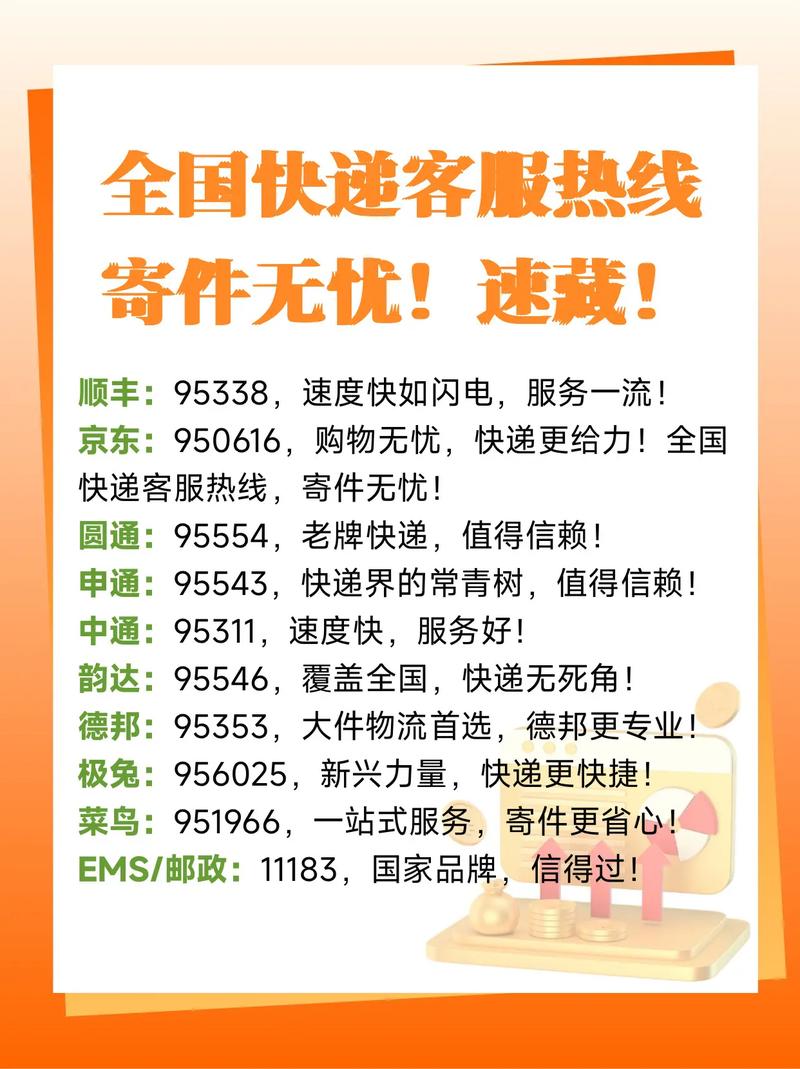 顺丰快递 韵达快递电话