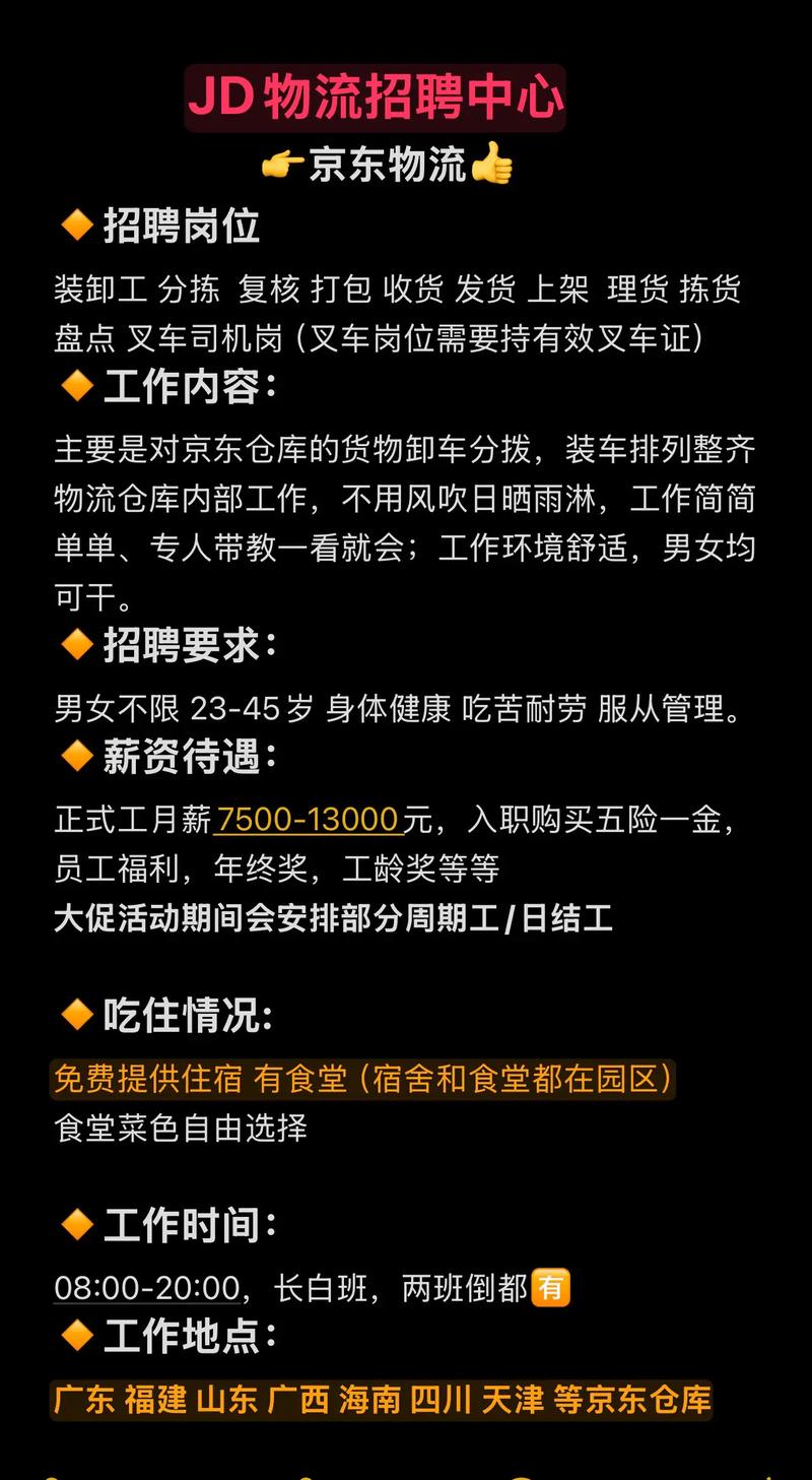 福州高速物流园招聘，薪资待遇如何？