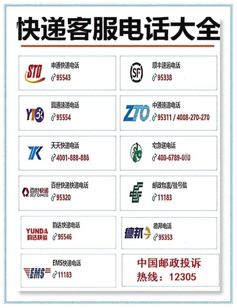 吉林申通快递电话客服